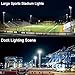 SJHUOUP 800W LED Stadium Lights Outdoor 104000 Lumen Super Bright Outdoor led Arena Lights 400W*2 Pack 100-277V 6500K Daylight IP67 Waterproof Surge 6KV for Court