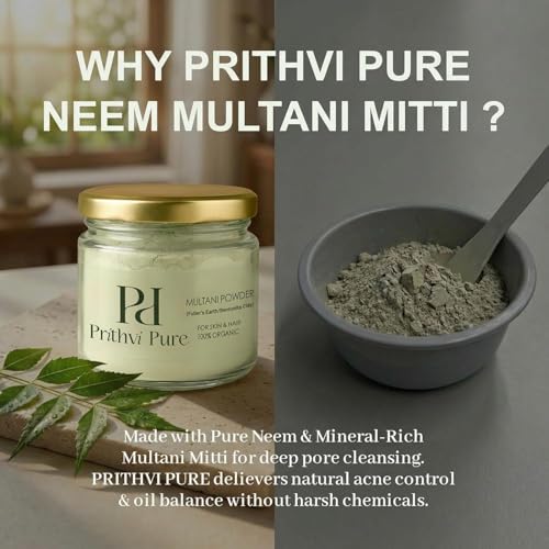 Image of Orange Peel Multani Mitti Face Pack 200g | Herbal Ayurvedic Clay for Oil Control, Tan Reduction & Clear-Looking Skin | For Face & Body Use