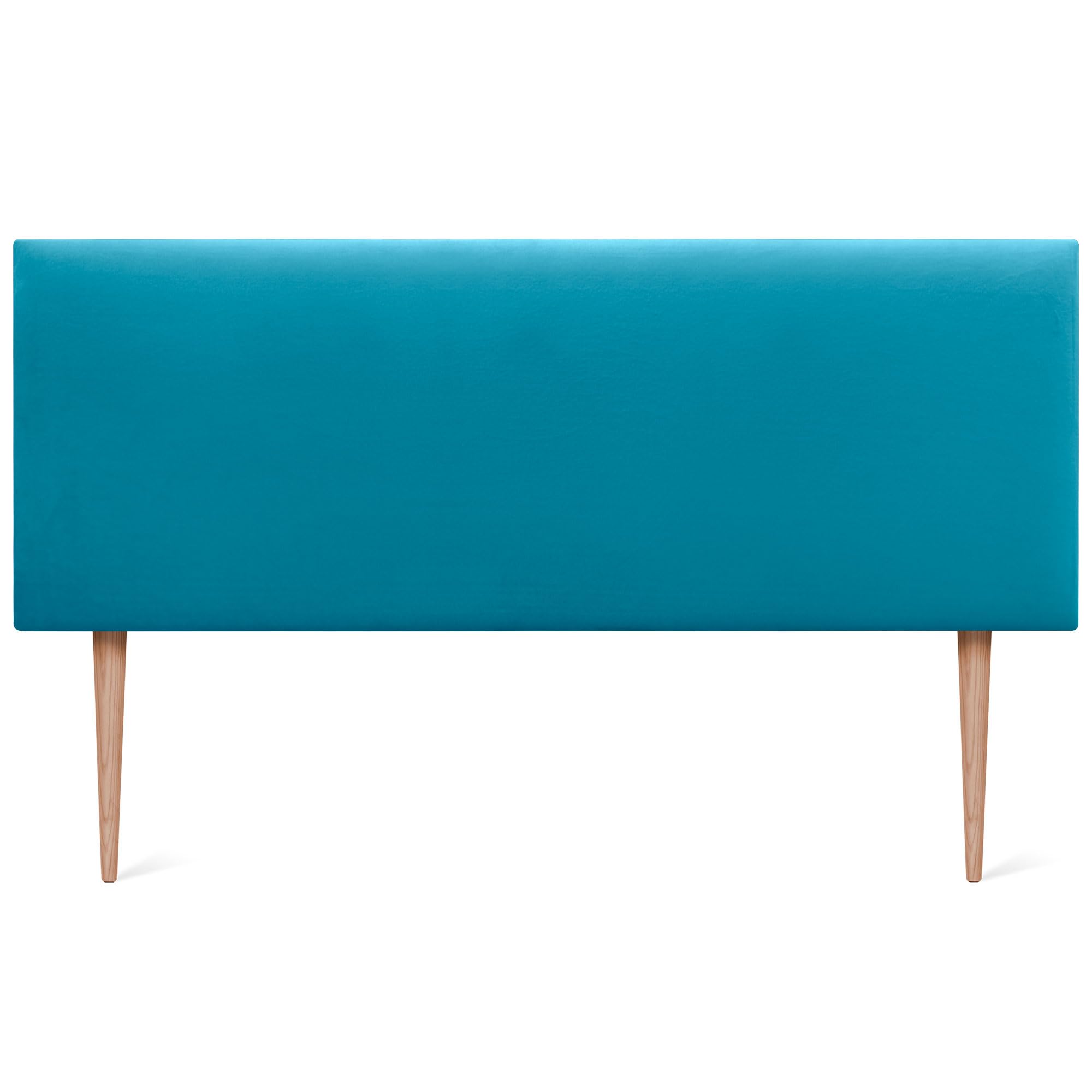 DHOME Testiera In De Similpelle Liscia 110x105cm Con Le Gambe Letti 105 Nero 88804234