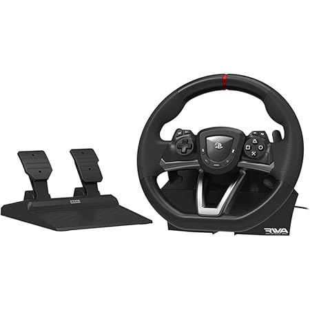 HORI Racing Wheel Apex for Playstation 5, PlayStation 4 and PC - Officially Licensed by Sony - Compatible with Gran Turismo 7