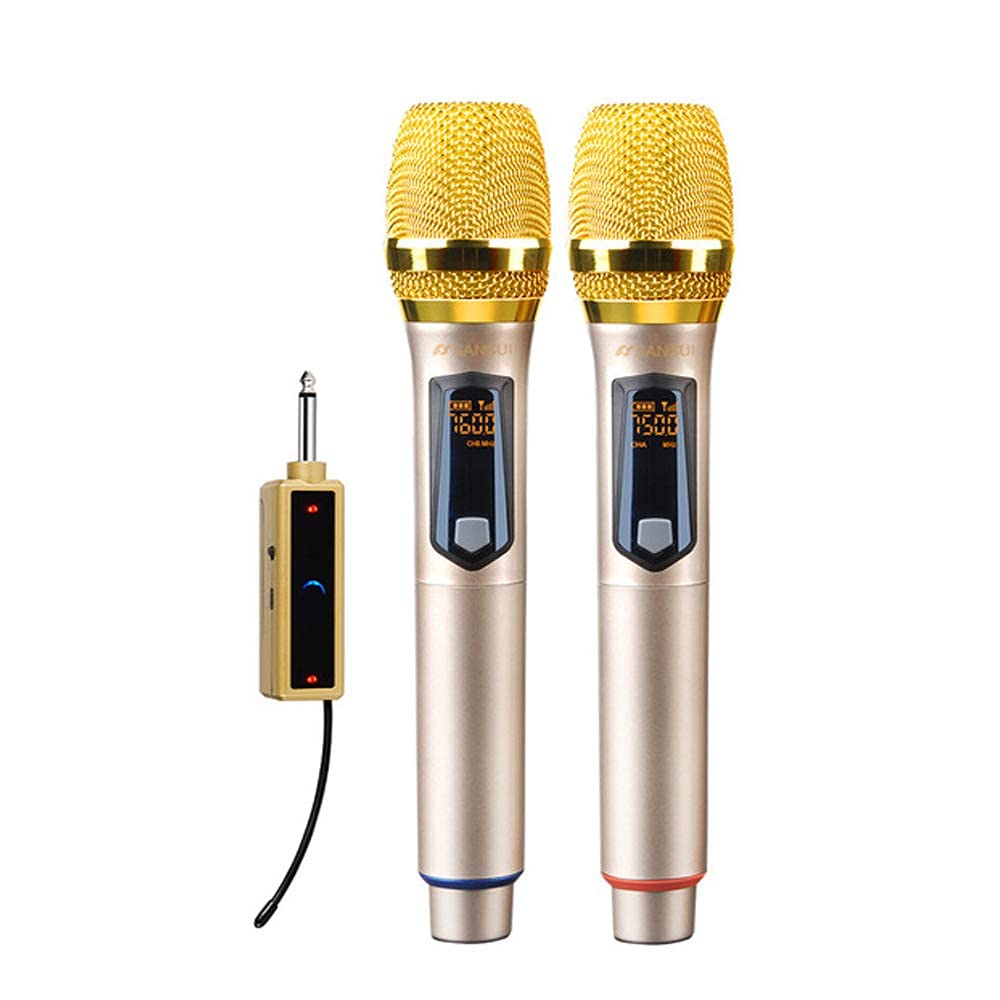 Buy ROM Products Wireless Dynamic Microphone, Rechargeable Cordless Mic
