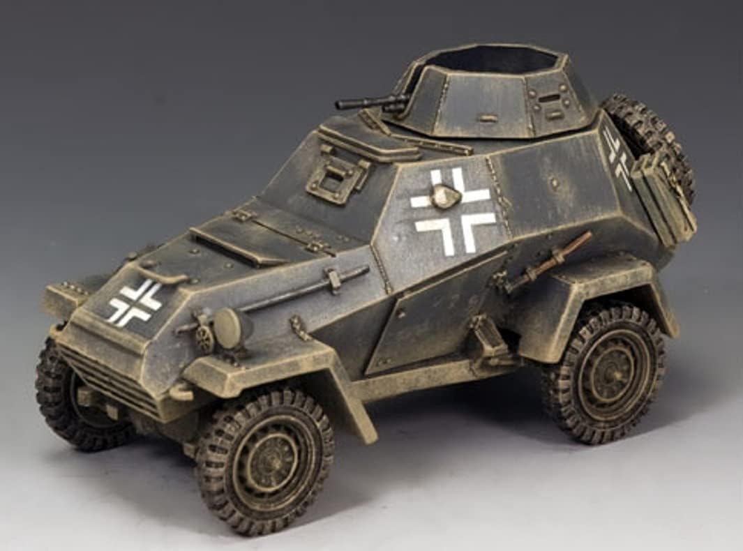 King and Country WW2 German Army WS245 BA-64B Armored Car Captured German Version 1:30 Scale Mixed Media