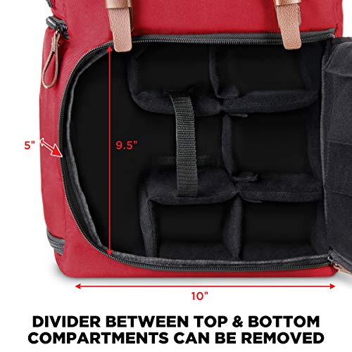 Mochila para cámara profesional para DSLR y laptop 15.6" miniatura 5