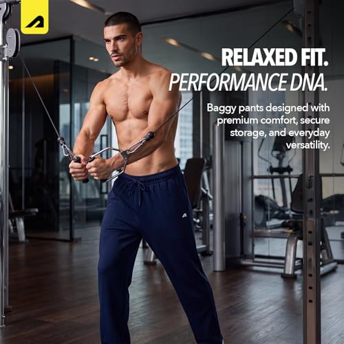 Image of Boldfit Track Pants for Man, Breathable Sports Trousers with Drawstring Waist, Moisture-Wicking, Comfortable Gym Lower with Pockets for Running, Workout & Casual Wear