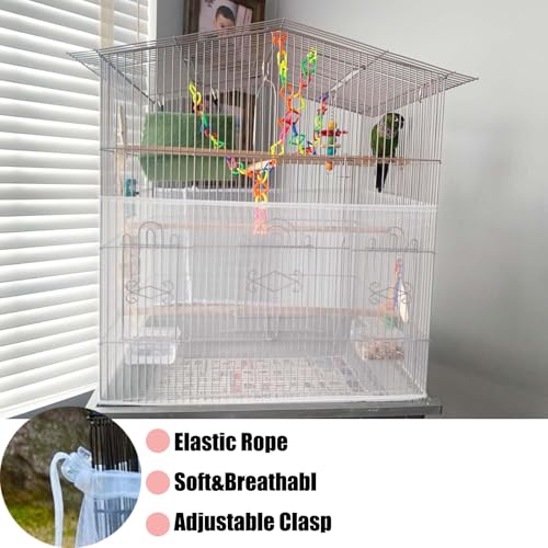 Allazone Bird Cage Seed Catcher, Large Bird Cage Cover - Image 3