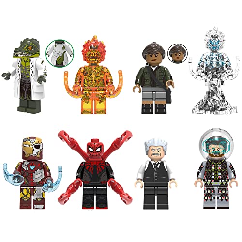 HQSGDMN Mini-Figurenblöcke,Adventskalender Jungen und Mädchen,Kompatibel mit Lego Super Hero Eisenmann Spiderman-Serie…