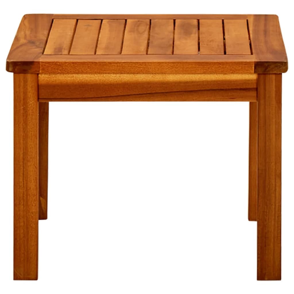 Stolik kawowy ogrodowy 45 x 45 x 36 cm lite drewno akacjowe