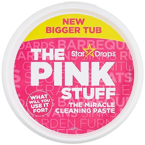 Pink Stuff Multipurpose Cleaning Paste- New Bigger Tub 850 G -Non-hazardous Household Cleaner with MultiPurpose Scouring Pad - Image 5