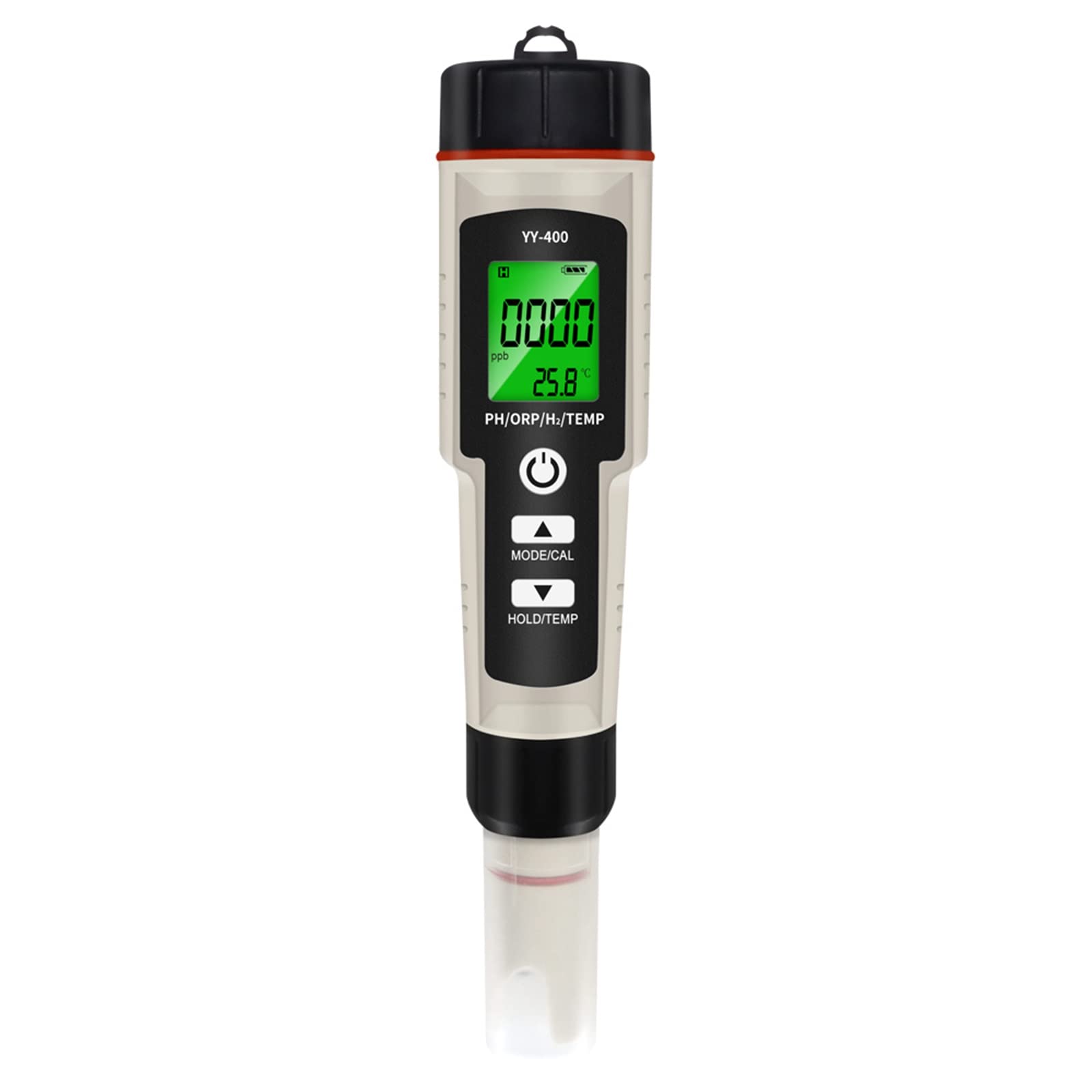 Frezon Portable 4 In 1 Hydrogen-Rich Test Pen PH/ORP/TEMP Water Quality Meter Tester