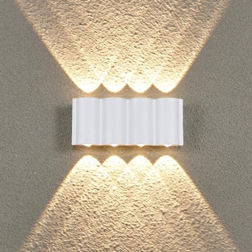 LED�ǎ��t���p�C��Ɩ� ���O�Ɩ���� �A�b�v�_�E�������v IP65 �h�� �|�[�` �A���~���C�� ���O �Z�� �K���[�W �K�[�f�� �p�e�B�I�p/8��