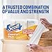 Scott ComfortPlus Toilet Paper, 12 Triple Rolls, 231 Sheets per Roll, Septic-Safe, 1-Ply Toilet Tissue