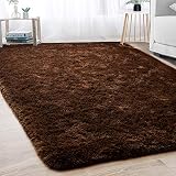 Merelax Soft Modern Indoor Large Shaggy Rug for Bedroom Livingroom Dorm Kids Room Home Decorative, N