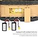 AOFT TECHNOLOGY US M1A2 Abrams Army Tank Model 1/16 2.4GHz Remote Control Tank with Sound & Light 360 Degree Turret Rotation Henglong 3918-1 RC Toy for Ages 14+ or Adults