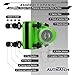 AUTMATCH D Ring Shackle Mount with Backer Plate (2 Pack) - Bolt On Clevis Mount Bumper Shackle Bracket, Max 24T (52,910 Lbs) for Bumper, Bucket, Trailer, Truck, Green