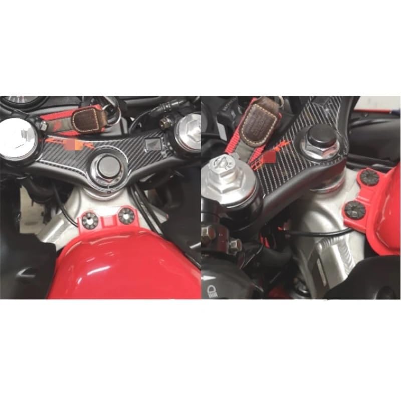 Triple pince CBR600F4i autocollant de protection supérieure pour joug de moto 1999-2007