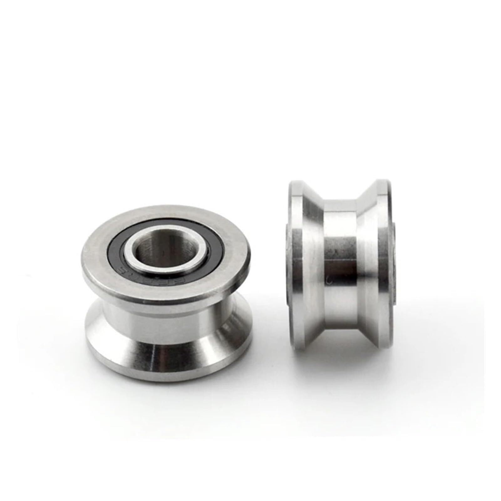 Abgedichtete Lager, 5 teile/los CNC TU22 8mm V/U Groove Pulley Lager T22 8 * 22,5 * 14,5 * 13,5mm V Roller Rad Kugellager TU-221 | T22