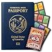 Breaux Press National Park Passport Book, Travel Journal Notebook and Adventure Book for Camping Essentials, USA Travelers Notebook with US Travel Map and National Parks Stickers, Hiking Gifts for Adults and Kids