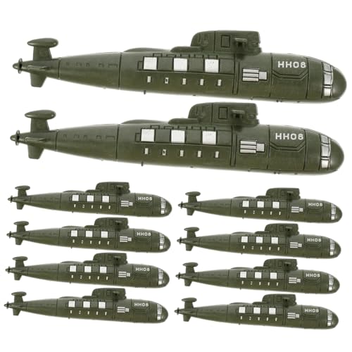 BESPORTBLE 10Stücke Boot Modelle Simulierte Militärische Boote Für Sandtisch Dekorative Ausstattungen Für Modellbau Und Spielzeugwelten
