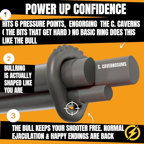 BULLRING-4-Pack-Rock-Solid-Performance-MAX-Stamina-6-Pressure-Points-for-Staying-Power-Premium-Silicone-Penis-Ring-for-Men-BullRing-The-Mighty-Cock-Ring-Sex-Toys