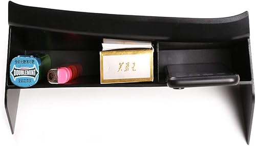Miniatura 2 de YIWANG Caja organizadora de coche ABS negra para BMW X3 G01 X4 G02 2018-2021 Accesorios de almacenamiento de consola central