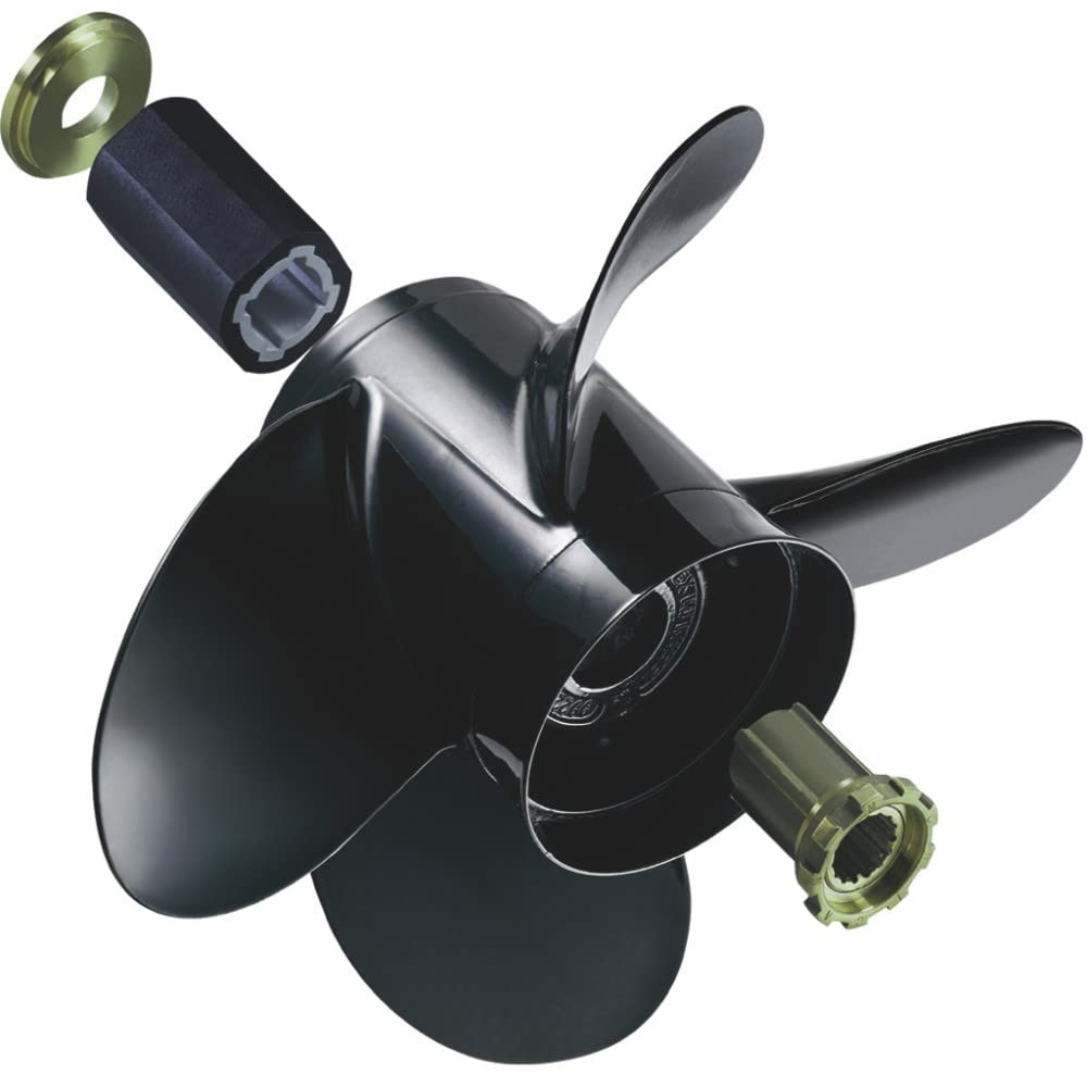 Michigan Wheel 992202 Vortex A-Serie Propeller aus Aluminium mit 4 Flügeln, rechts, 38,1 cm Durchmesser x 40,6 cm Teilung