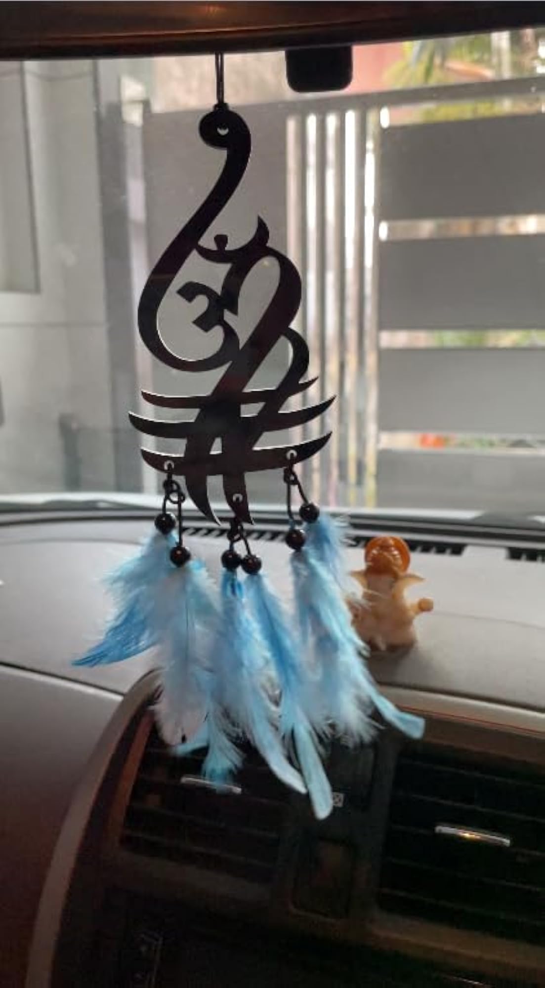 Acrylic Om Shiva Hanging Dream Catcher Car Accessories