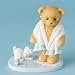 Cherished Teddies Wash Your Cares Away Playful Puppy with Towel Bear Figurine