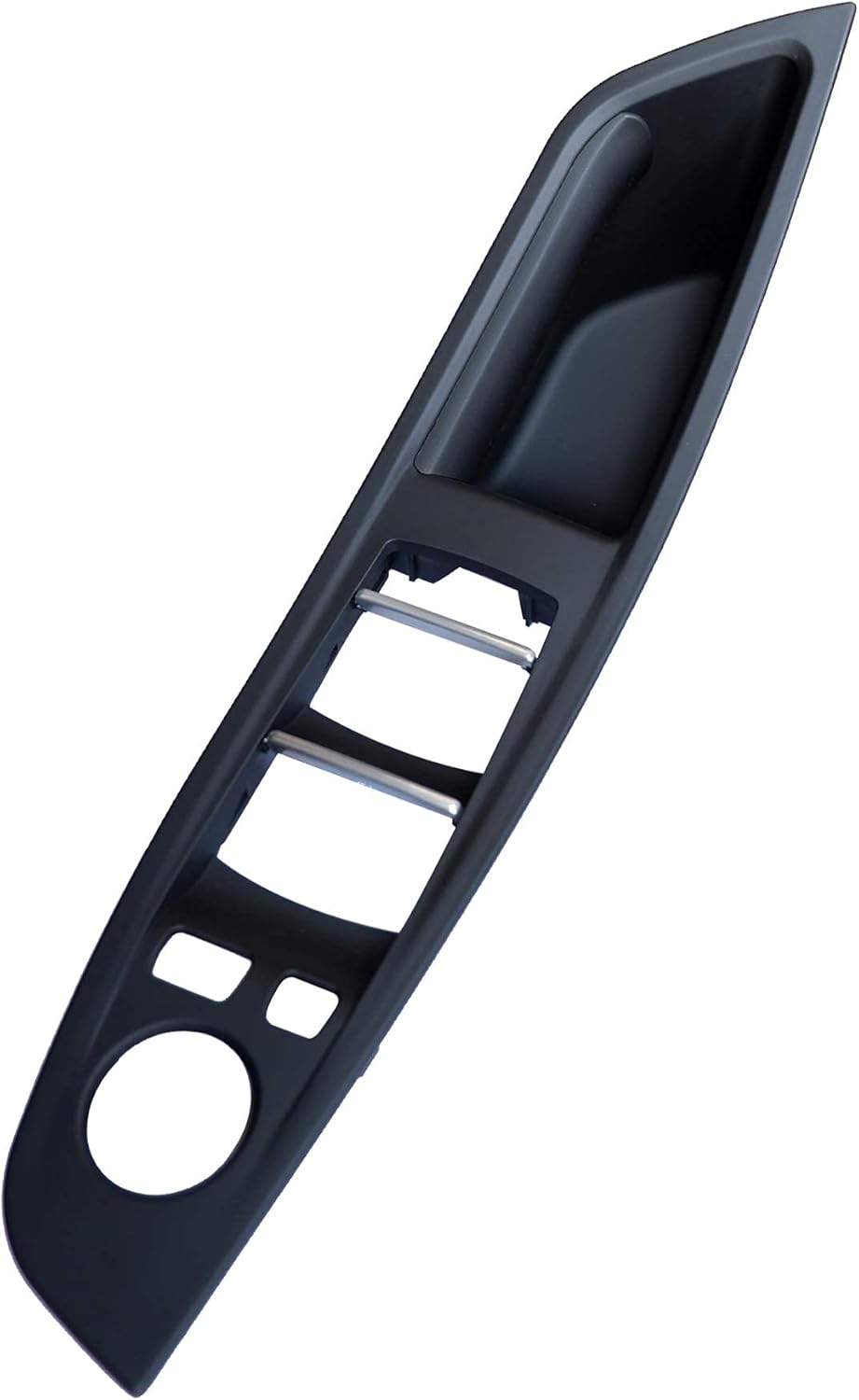 Black Interior Door Pull Handle, Window Switch Armrest Panel Front Left Replacement for BMW 5 Series 528i 535d 535i 550i Hybrid 5 M5 F10 51417225873 Driver Door Pocket