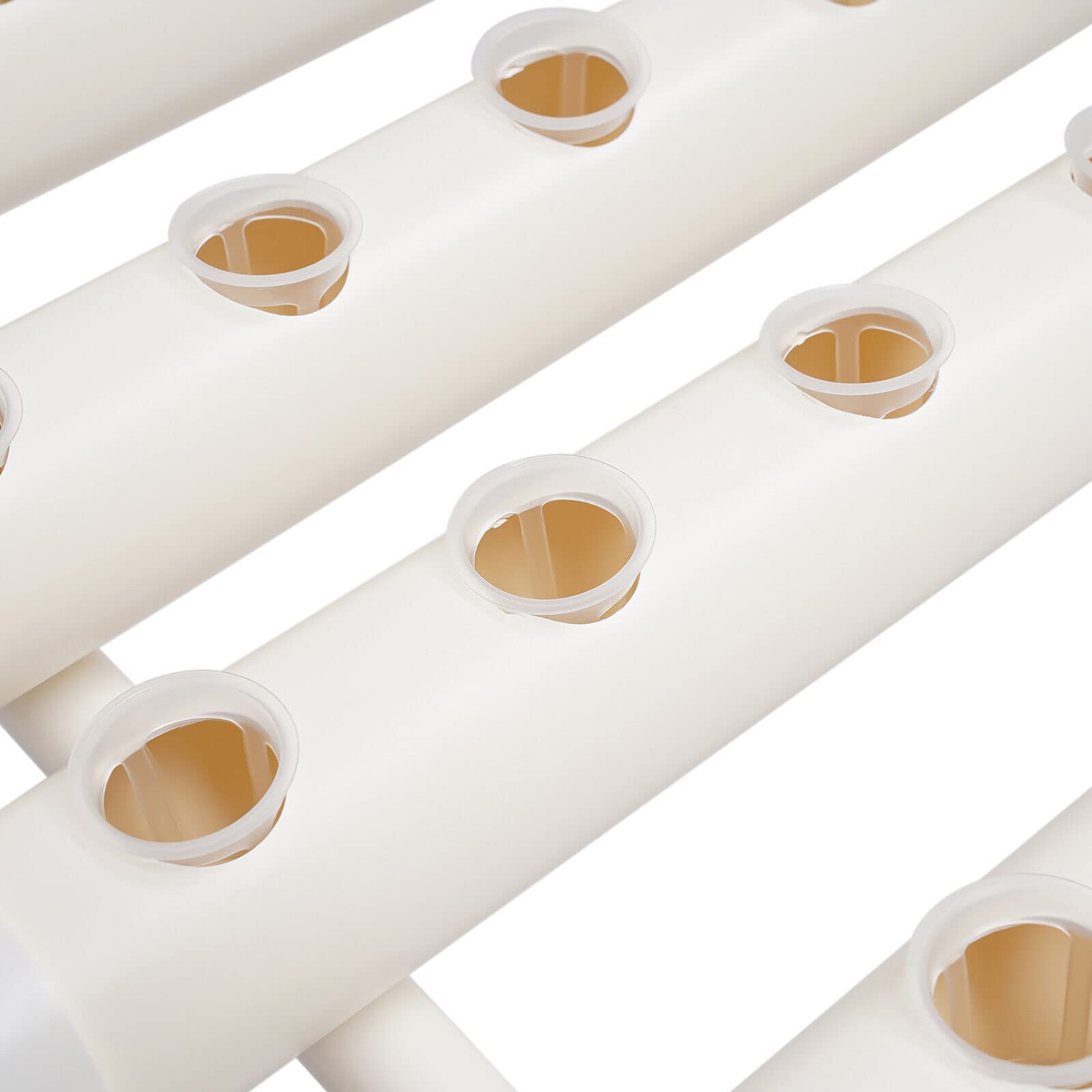 Kit de culture hydroponique, 54 trous, 6 tuyaux, une couche de culture hydroponique, en PVC, 1 couche, kit d'outils pour plantes de jardin, film d'irrigation, système d'arrosage de jardin