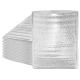 MECCANIXITY Reusable Thermal Insulation Bags,15.7x11.8 Inch Thermal Box Liners Insulation Aluminum Foil Pearl Cotton Bag for Books,Food,Cosmetics, Pack of 15