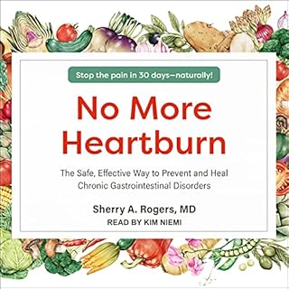 No More Heartburn Audiolibro Por Sherry A. Rogers MD arte de portada