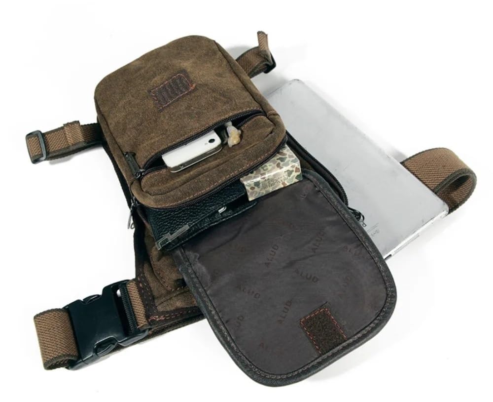 Sacoche De Jambe Moto Hommes Toite Taille Drop Jambe Sac Cuisse Hip Ceinture Bum Fanny Pack Pack Voyage Moto Messenger Sacs à bandoulière Sacoche Jambe Moto