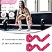 Barbell Pad Set, 10 Pcs Barbell Squat Pad for Hip Thrusts, Lunges, Leg Day with 2 Gym Ankle Straps, 3 Hip Resistance Bands, 2 Lifting Strap, Barbell Pad and Carry Bag