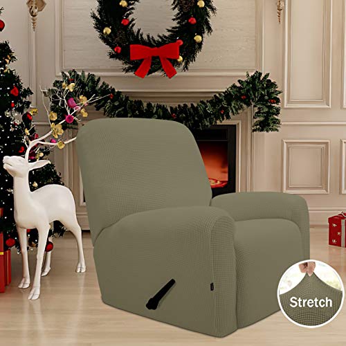 image for Easy-Going Recliner Stretch Sofa Slipcover Sofa Cover 4-Pieces Furnitu