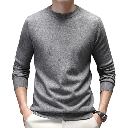 Cashmere Sweater Mens O Neck Long Sleeve Loose Basic Top Comfortable Fashion Warm