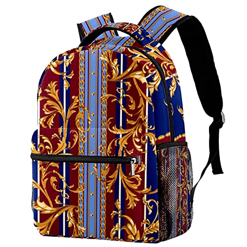 Sac à dos d'école vintage et multicolore pour homme et femme décontracté