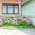 FOREHOGAR Metal Garden Fence 30 in H x 16 ft L, Border Fences Panels Animal Barrier for Dogs, No Dig Garden Fencing for Yard Patio Flower Bed Lawn Outdoor, 8 Panels + 9 Stakes Black