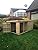 Pinelap quality wooden 10x4 compact deluxe T&G dog kennel & run - 10-year anti rot timber