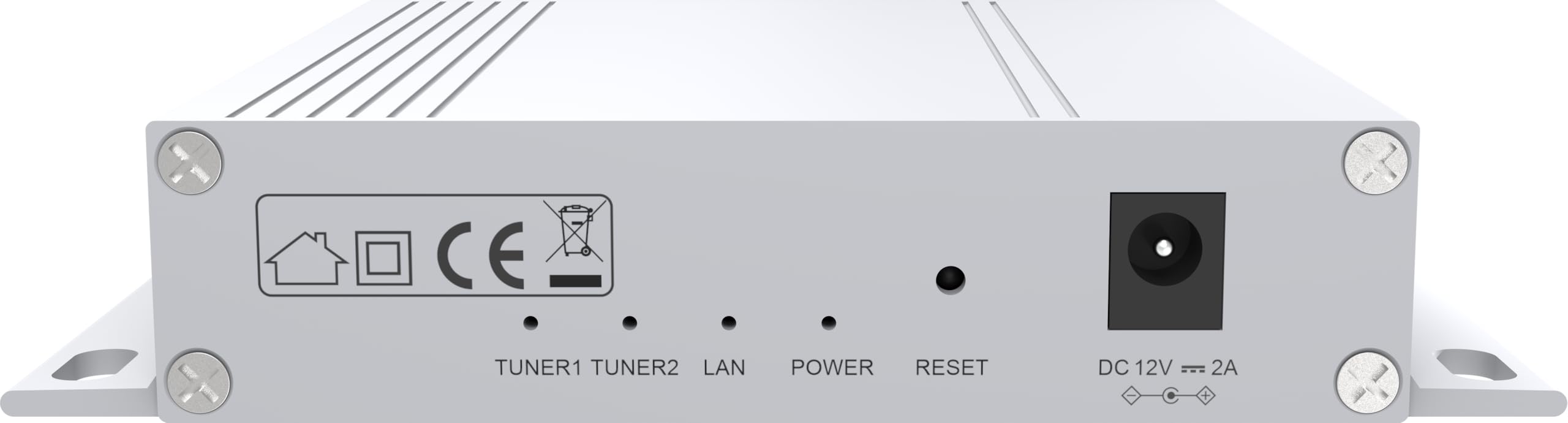 TELESTAR DIGIBIT Twin – Sat>IP Router para 2 usuarios – Plata | Transmisión de señales satélite en la red doméstica, transmisor de red, HDTV
