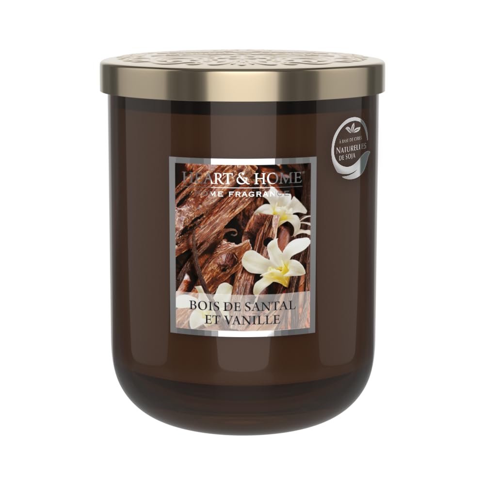 Bougie parfumée grande jarre cadeau idéal décoration maison cire soja