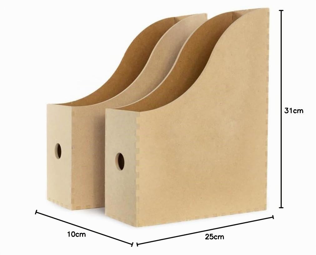 IKEA Zeitschriftensammler KNUFF Holzfaser-Aufbewahrungsbox im 2-er Set