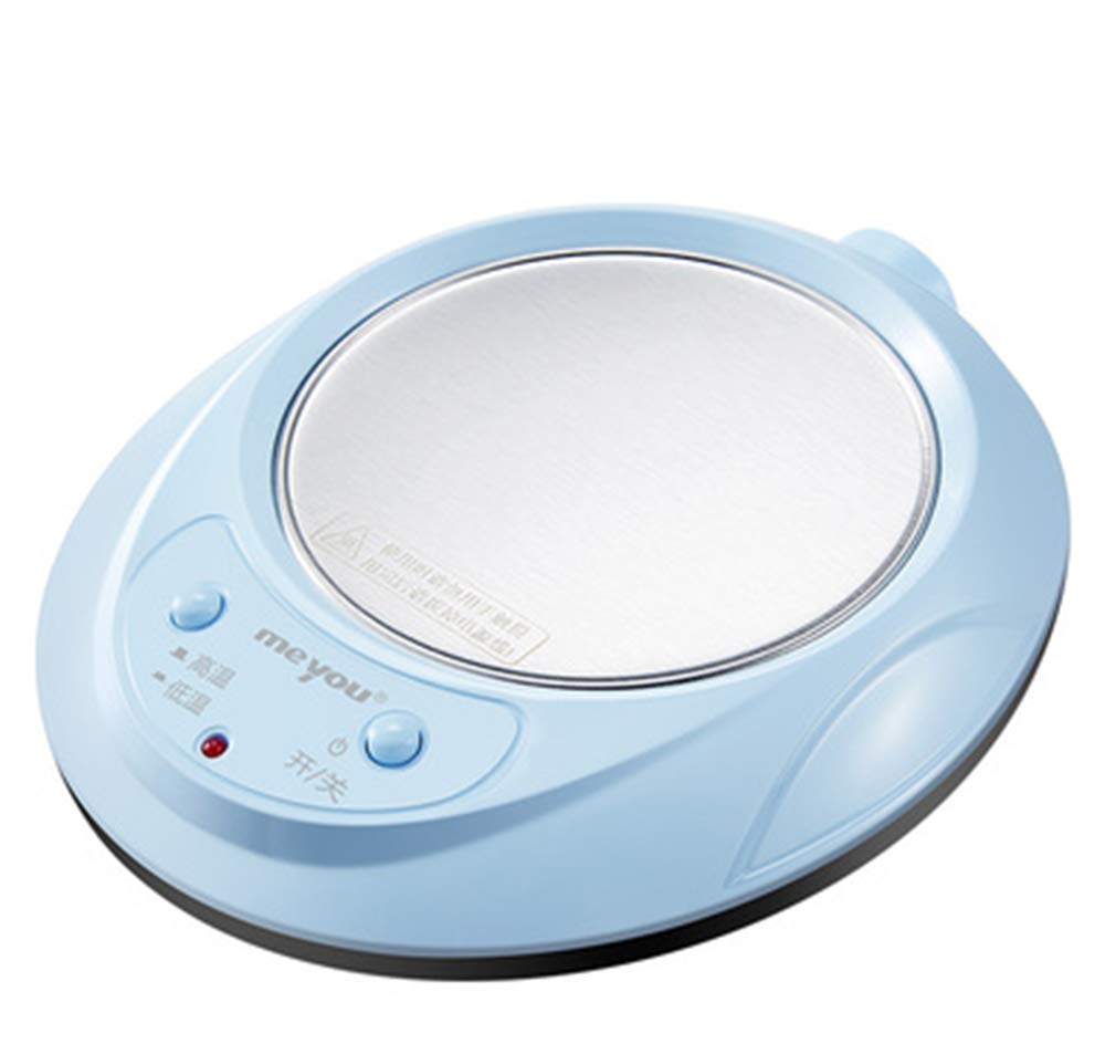Chauffe-lait pour bébé et théière au bureau avec cette base de chauffage bleu ciel