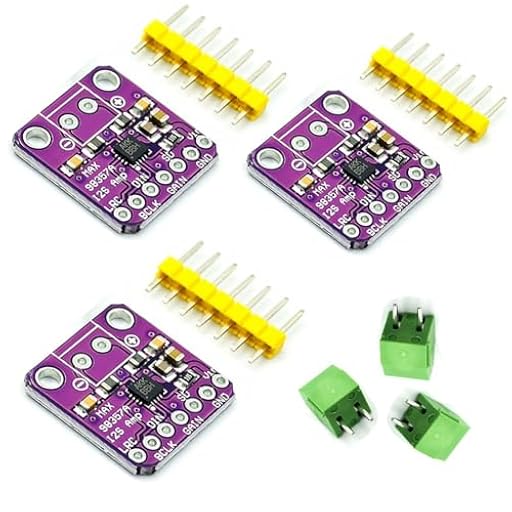 Hailege 3pcs MAX98357 Clase D Placa de Amplificador de Audio I2S 3W DAC Decodificador Módulo de Ruptura Placa de Amplificador de Audio sin Filtro | Ya disponible en tu tienda friki favorita! En mundofriki.es!