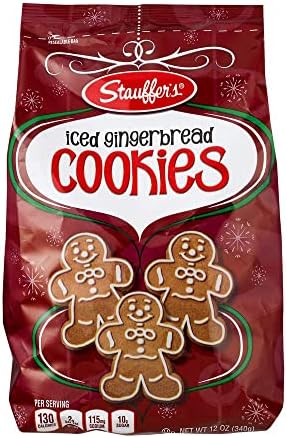 Stauffers Gingerbread Iced Cookies