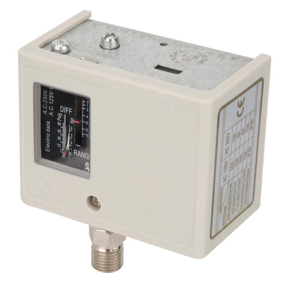 Pressostato Elettronico Controllo Pressione G1/4in Regolabile per Pompa Compressore Aria Automazione