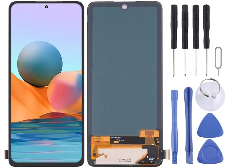 Cellphone LCD Screen OLED Material LCD Screen and Digitizer Full Assembly for Xiaomi Redmi Note 10 Pro 4G/Redmi Note 10 Pro India/Redmi Note 10 Pro Max/Redmi Note 11 Pro China/Redmi Note 11 Pro+/Redm