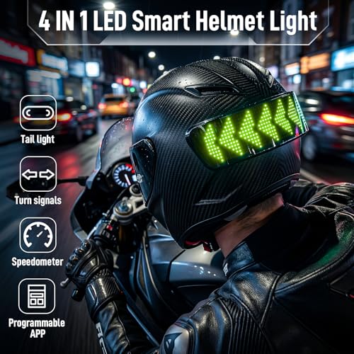 Smart LED Helmet Light APP Control