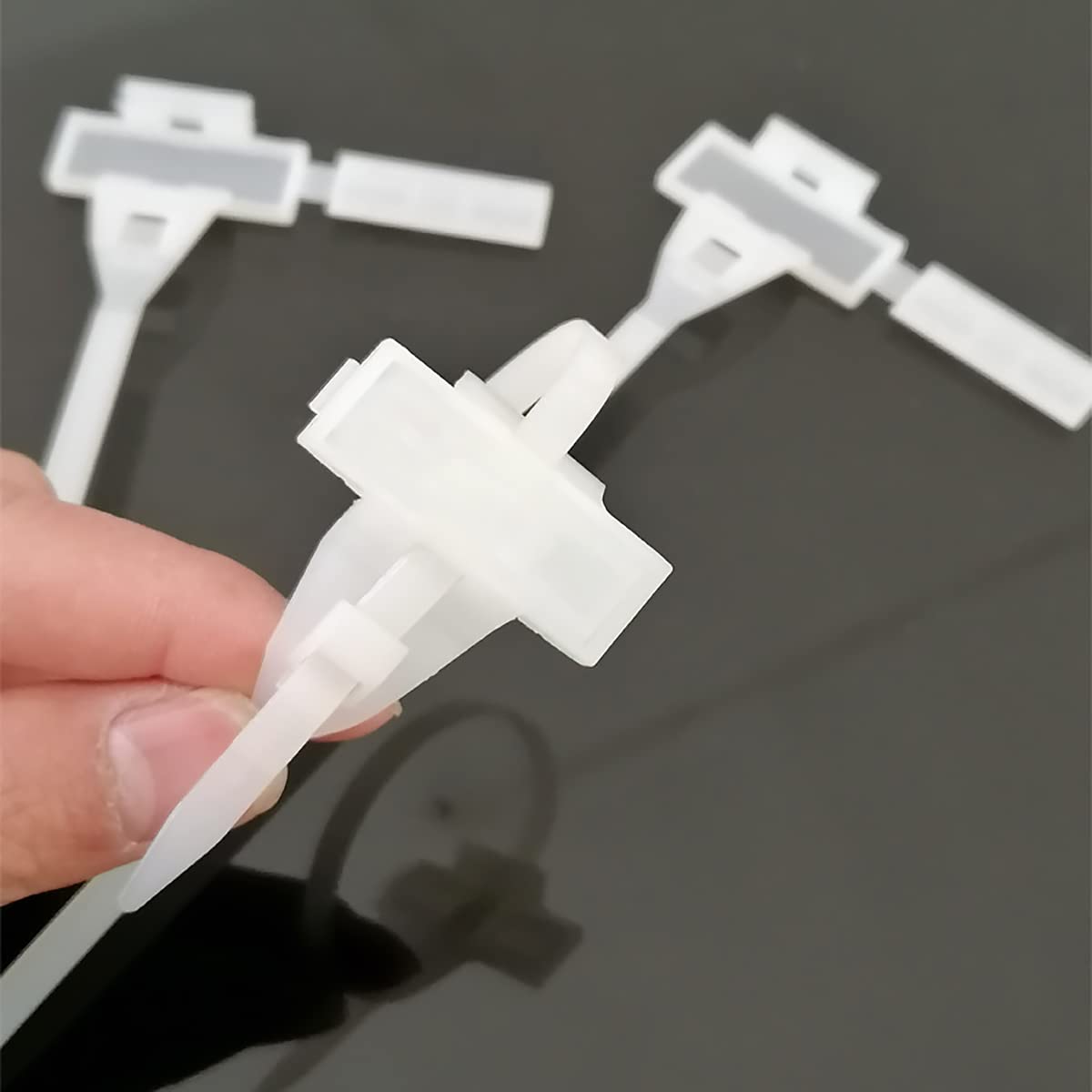 Lot de 500 attaches de câble en nylon autobloquantes - Pour la maison et le bureau - 5 x 180 mm