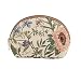 Signare Light Floral Tapestry Makeup Bag Travel Cosmetic Bag Brush Bag for Women Girls with Sunflower Poppy Butterfly Dragonfly (COSM-MGD)