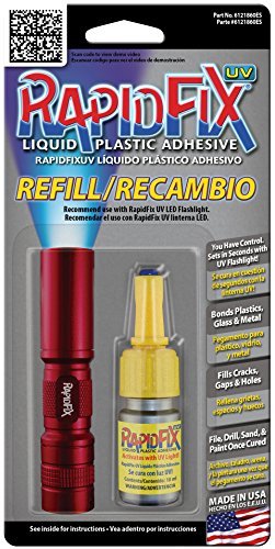 RapidFix UV Liquid Plastic Adhesive 10ml Single Pack Refill by RapidFix UV